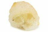 Botryoidal Yellow Fluorite Balls on Quartz - India #243834-1